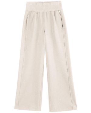 Supesu Neutrals Cubby Sweatpants, Wide Leg - White