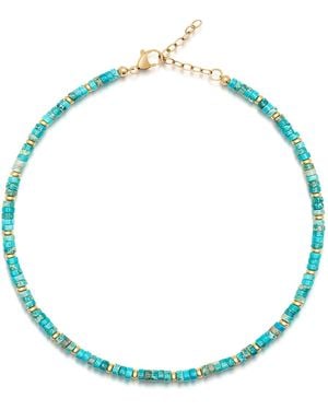 Nialaya Heishi Choker With - Blue