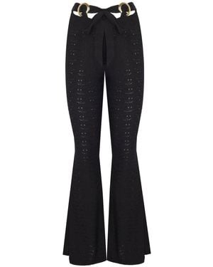 No'design Empress Flared Pants - Black