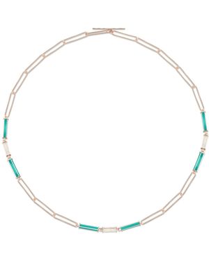 C|Nd|N by Candan Balto Megaron & Nile Enamel Necklace - Metallic
