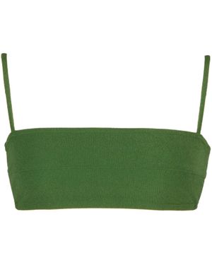 Medina Swimwear Tropic Bikini Top - Green