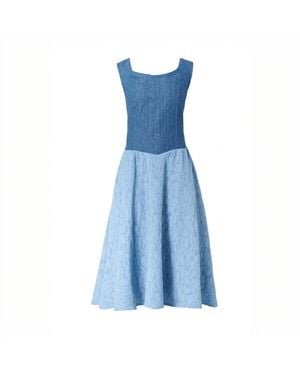 Italia A Collection Denim Corset Dress - Blue