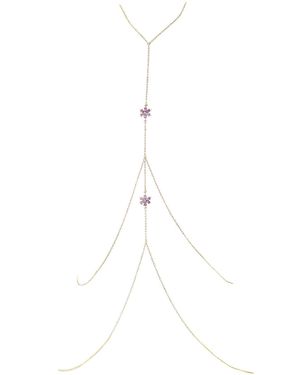 Studio Baloge Solenne Body Chain - White