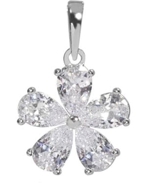 Arte Madrid Simple Floral Pendant - White