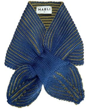 Mabli Ffyn Skater Scarf - Blue