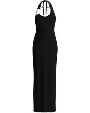 Salteye Studio Low-Back Loch Dress - Black