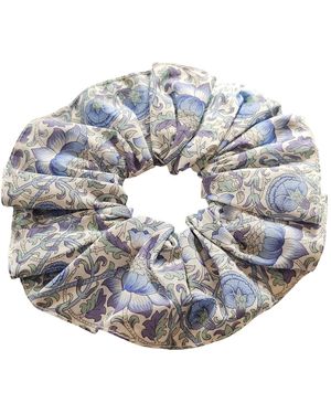 Lime Tree Design Hair Scrunchie Lodden - Blue