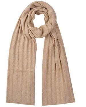 Mohair&Angora Rose Mohair Scarf Myra - Natural