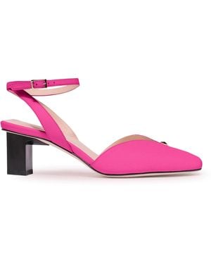 Tiannia Barnes Hope Ankle Strap Low Heel - Pink