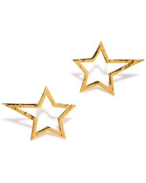 Jaredjamin Shooting Star Dust Stud Post Earrings Small - Metallic