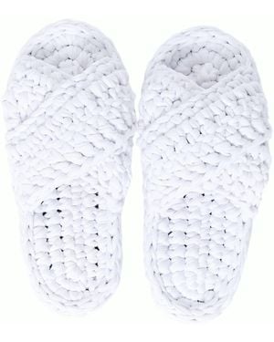 N'Onat Handmade Crochet Slippers - Blue