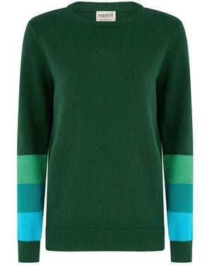 Sugarhill Stacey Sweater Stripe - Green