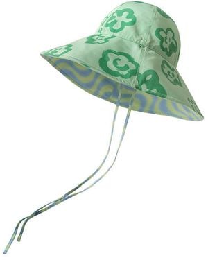 Lost Pattern Day Dream Reversible Sun Hat - Green