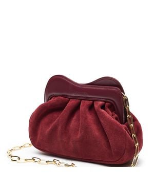 Danni Ro Lisbon Baby Clutch Suede - Red