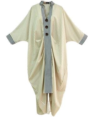 Xclamations UK Neutrals Marakesh Bubble Dress - Metallic