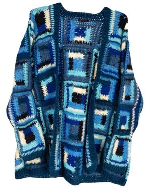 Saachi Crochet Short Marrakesh Jacket - Blue