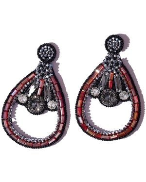 Simitri Ruby Mirage Earrings - Red