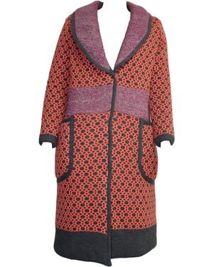 Maria Aristidou Deux Côtés Quilted Coat - Red