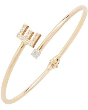 LÁTELITA London Initial Bangle E - Metallic