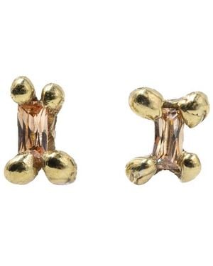 Martina Rozenberg Smira Jewelry Brava Studs Earrings - Metallic