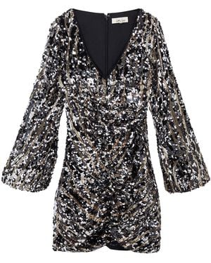 Little Lies Oracle Sequin Dress - Black