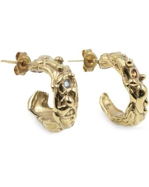 Martina Rozenberg Smira Jewelry Foamline Earrings - Metallic