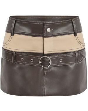 OW Collection Betty Mini Skirt - Gray
