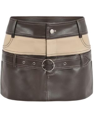 OW Collection Betty Mini Skirt - Gray
