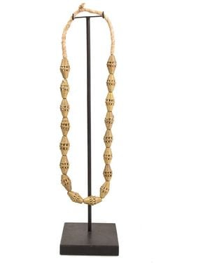 Botanical Boys Bronze Beaule Necklace One One One E - Metallic