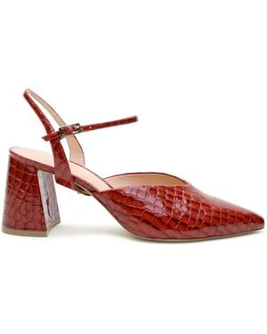 Alterre Clay Croc Amal V Mule - Red