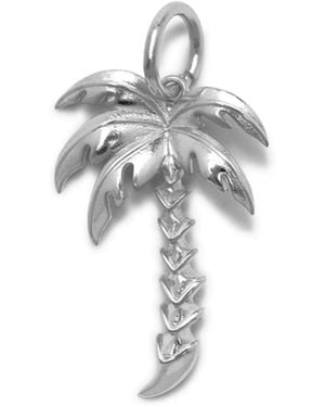 Jaredjamin Palm Necklace Pendant Charm - White