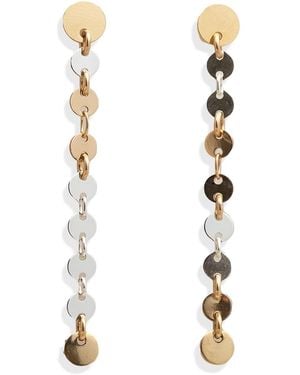 Kate Koel Mixed Metal Dot Disc Earrings - Metallic
