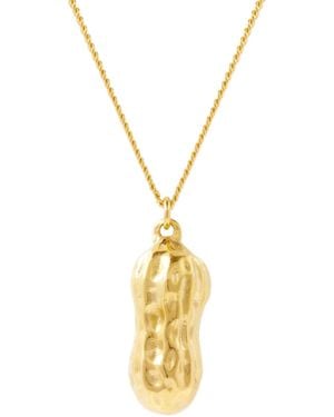 Lee Renee Peanut Necklace – - Metallic