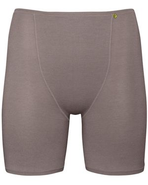 Zd - Zero Defects Galatea Short-Leg Knickers – Comfort & Thigh Protection With Soy Fibre - Grey