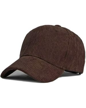 Chanel Joan Elkayam Dark Corduroy Cap - Brown