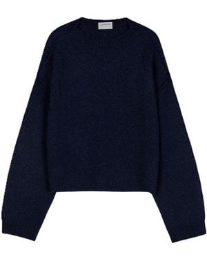 Elune Mode Crewneck Knit _ Melange - Blue