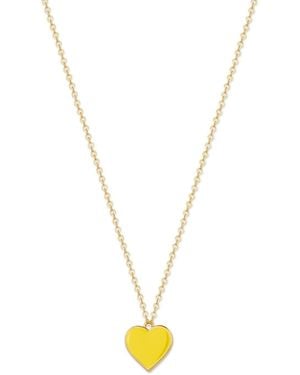 Rejected Hearts Club Single Hearted Girl Filled Necklace With Magnetic Clasp - Metallic