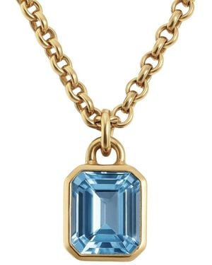 Dainty London Maxi Topaz Necklace - Blue