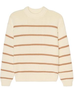 Ellsworth & Ivey Neutrals Marlowe Oversized Jumper - Natural