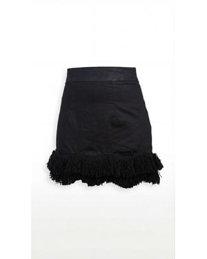 Muda Clothing Fz Llc Whip Linen Skirt - Black