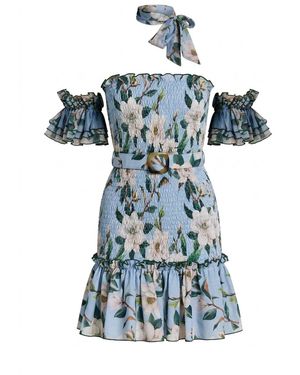 Nur Karaata Breeze Belle Dress - Blue