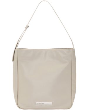 MARHEN.J Roxy Vegan Leather Square Shoulder Bag - White
