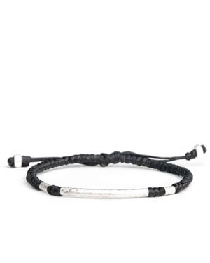 Harbour Uk Rounded Viking Style Bracelet - Black