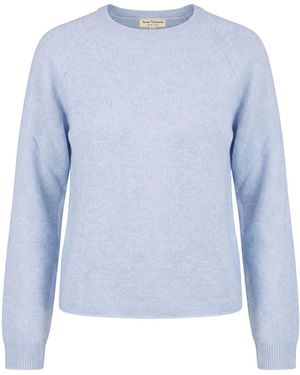 Anse Victorin Elaine Silk Cashmere Pullover Light - Blue