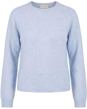 Anse Victorin Elaine Silk Cashmere Pullover Light - Blue