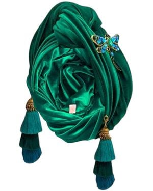Julia Clancey Kelly Dragon Fly Swinglet Turban - Green