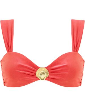 Adriana Pappas Designs Jolie Top Coral Quartz - Red