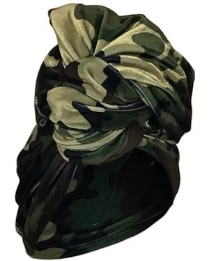 Romer Millinery Twisturban Turban - Green