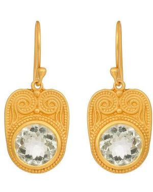 Opium Jewels Goddess Earrings - Metallic