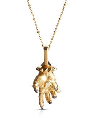 Kasun Hand Of The Protector Pendant - Metallic